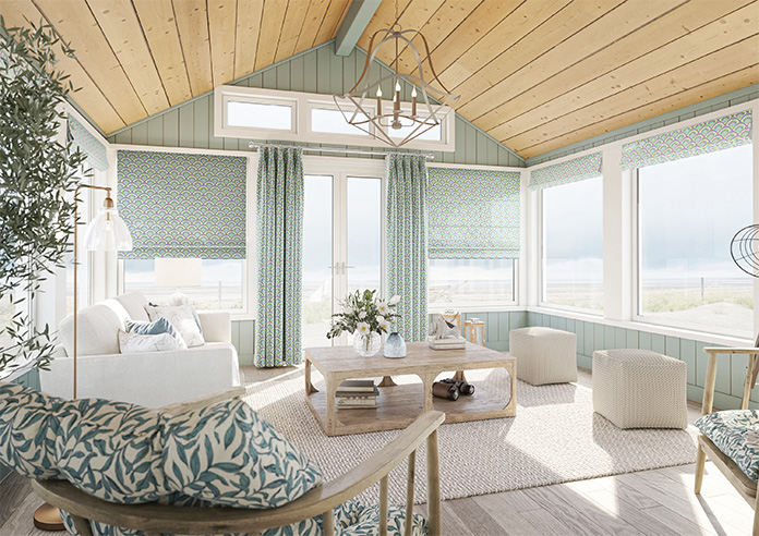 Deco Sea Shells, Neopolitan - Made To Measure Curtains - Image 8